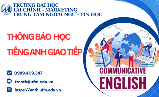 Thông báo khai giảng lớp tiếng Anh giao tiếp - Tháng 10/2025